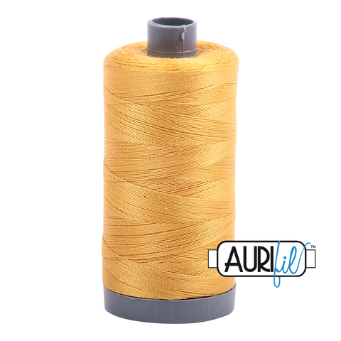 Tarnished Gold 2132 Aurifil 28wt Thread - 750M Spool 100% Cotton 2ply Italian Thread