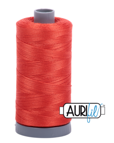 Red 2245 Aurifil 28wt Thread - 750M Spool 100% Cotton 2ply Italian Thread