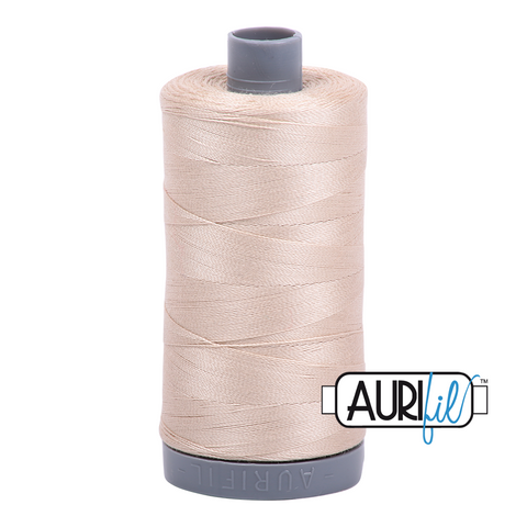 Ermine 2312 Aurifil 28wt Thread - 750M Spool 100% Cotton 2ply Italian Thread