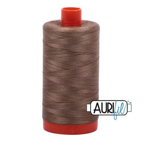 Sandstone 2370 Aurifil 50wt Thread - 1300M Spool 100% Cotton 2ply Italian Thread