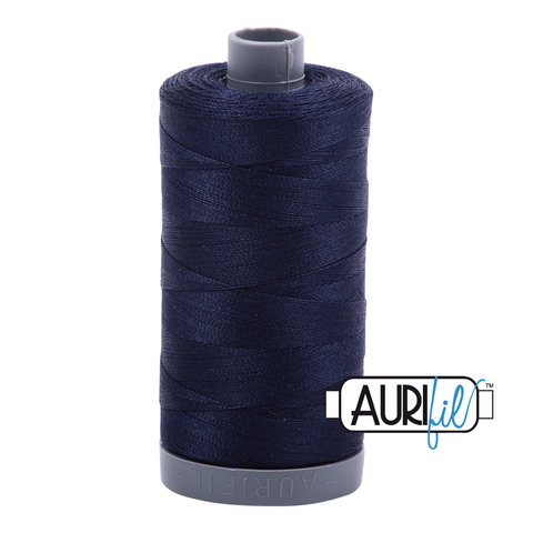 Very Dark Navy 2785 Aurifil 28wt Thread - 750M Spool 100% Cotton 2ply Italian Thread