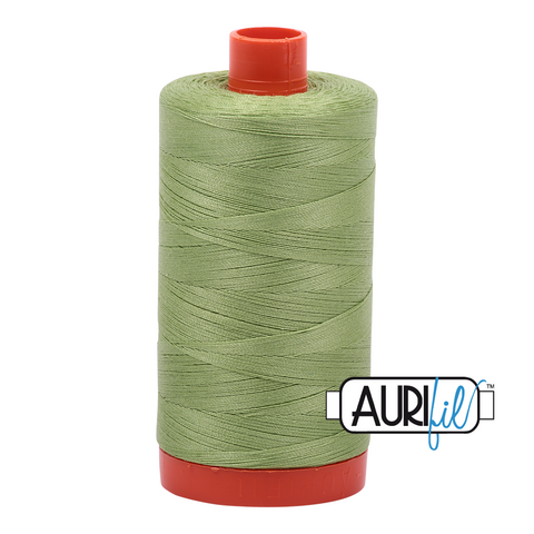 Light Green 2882 Aurifil 50wt Thread - 1300M Spool 100% Cotton 2ply Italian Thread