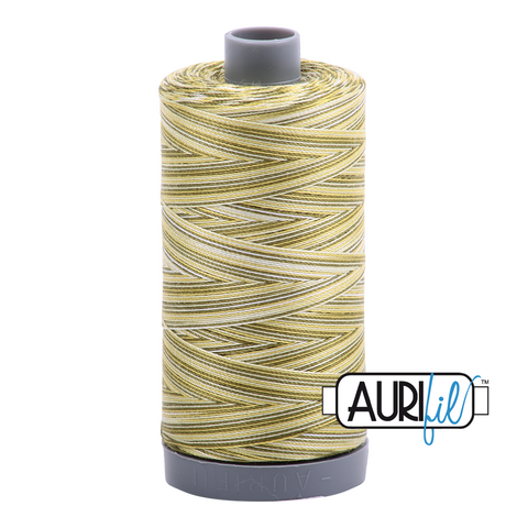 Spring Prairie Variegated 4653 Aurifil 28wt Thread - 750M Spool 100% Cotton 2ply Italian Thread