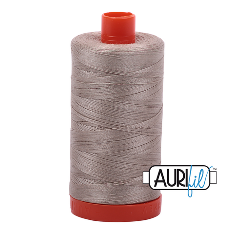 Rope Beige 5011 Aurifil 50wt Thread - 1300M Spool 100% Cotton 2ply Italian Thread