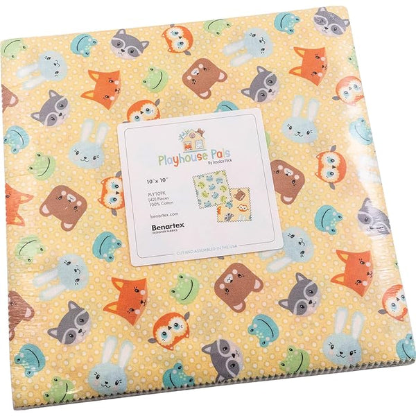 Playhouse Pals - 42 x 10 inch Squares Pack by Jessica Flick - PHP10PK