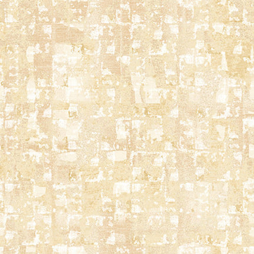Glaze Ivory Abstract Squares by Satin Moon Designs 108" wide x 2.4 metre length - 3476-41