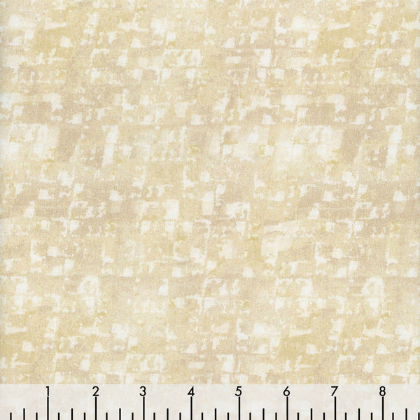 Glaze Ivory Abstract Squares by Satin Moon Designs 108" wide x 2.4 metre length - 3476-41