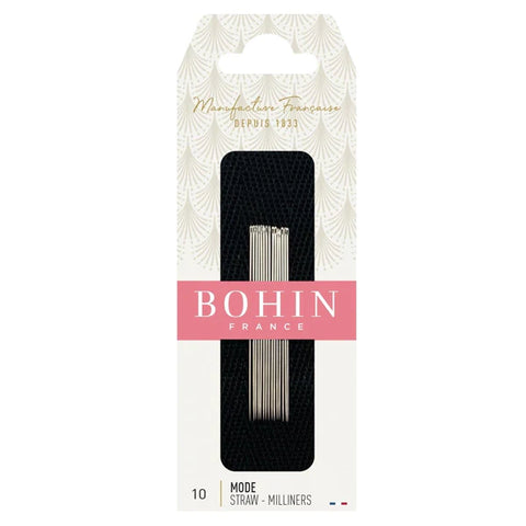 Bohin Milliners No 10 Hand Sewing Needles - 15 Pack