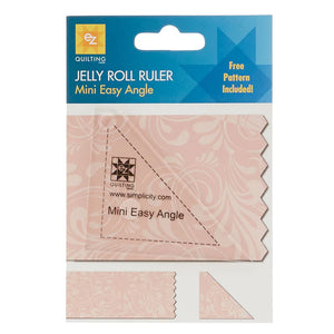 EZ Quilting Jelly Roll Ruler Mini Easy Angle Triangle Ruler - 882233