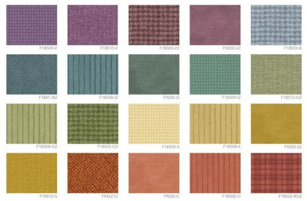 42 x 10" Squares Sorbetto Woolies Flannel by Bonnie Sullivan - SQ-MASWOF-SOR