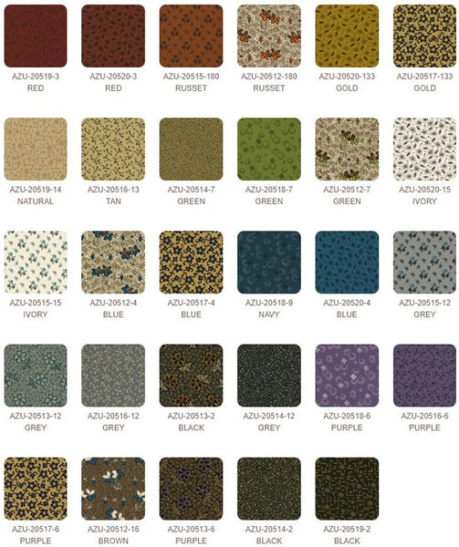 Henderson Street - 42 x 10 inch Squares Pack by Jill Shaulis - TEN-1033-42
