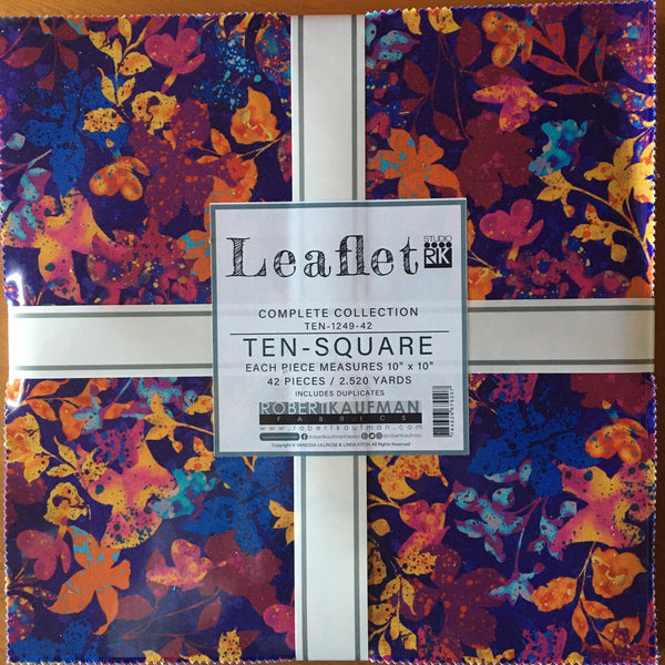 Leaflet - 42 x 10 inch Squares Pack by Studio RK - TEN-1249-42