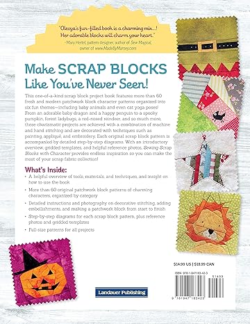 Sewing Scrap Blocks with Character by Olesya Lebedenko