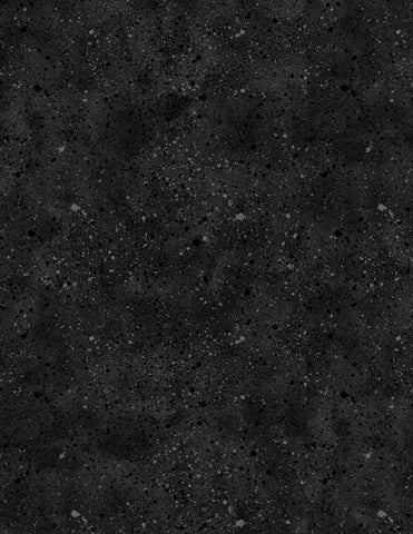 Wilmington Prints Black Spatter Texture 108 inches wide x 2.4 metres - 3055 7127 999