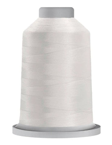 Glide Polyester 40wt Thread - White #10000 King Spool 5000 Metres