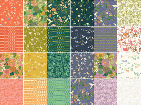 In The Garden 40 x 2 1/2" Strips by Jennifer Moore for Windham Fabrics