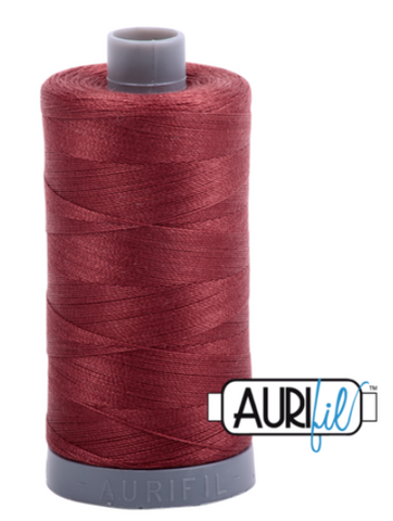 Raisin 2345 Aurifil 28wt Thread - 750M Spool 100% Cotton 2ply Italian Thread