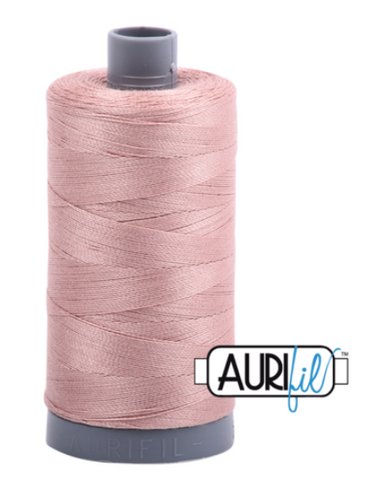 Light Antique Blush 2375 Aurifil 28wt Thread - 750M Spool 100% Cotton 2ply Italian Thread