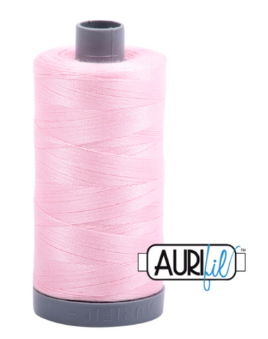 Baby Pink 2423 Aurifil 28wt Thread - 750M Spool 100% Cotton 2ply Italian Thread