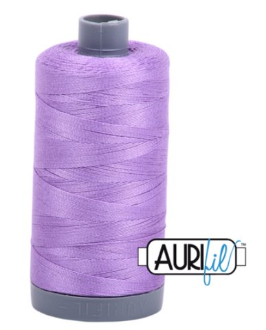 Violet 2520 Aurifil 28wt Thread - 750M Spool 100% Cotton 2ply Italian Thread