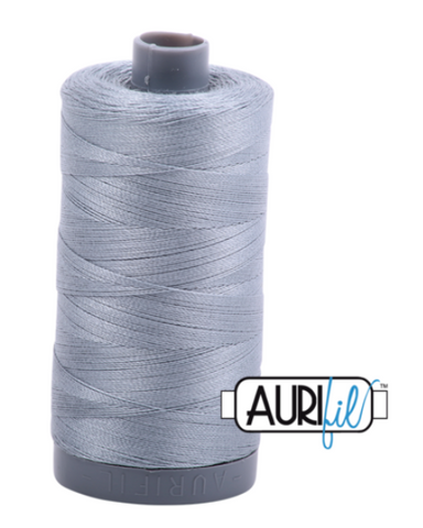 Light Blue Grey 2610 Aurifil 28wt Thread - 750M Spool 100% Cotton 2ply Italian Thread