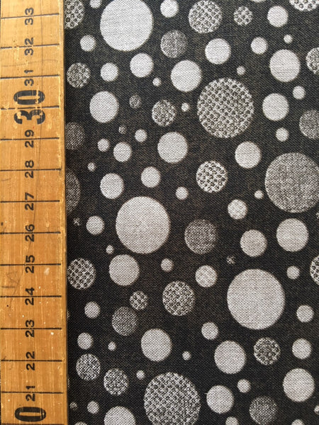 Metropolis Dollop in Iron Black 30567-17 by Basic Grey - Half Metre Lengths