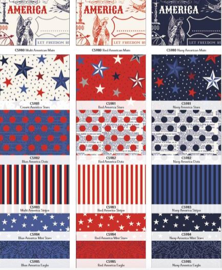 Lost & Found America 5 Inch Stacker by Jen Allyson for Riley Blake
