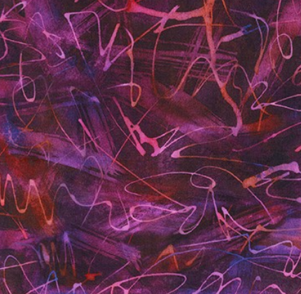 Chromatic Trails 18627-233 Berry Scribbles - Half Metre Lengths