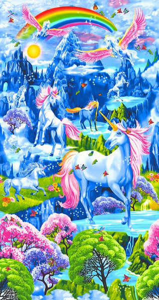 Majestic Unicorn Panel - 24 Inches