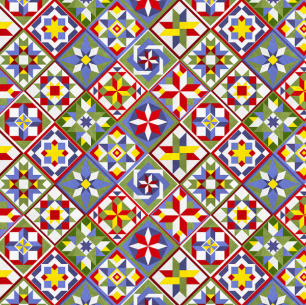 Hen House Quilt Design C8782 by Timeless Treasures - Half Metre Cuts