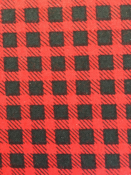 Crimson & Holly Black and Red Gingham by Danhui Nai 89143 - Half Metre Lengths