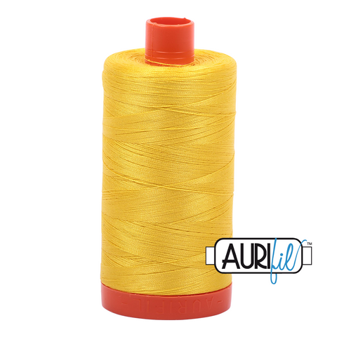 Canary 2120 Aurifil 50wt Thread - 1300M Spool 100% Cotton 2ply Italian Thread