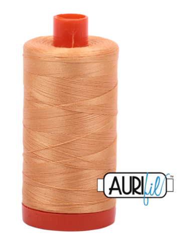 Golden Honey 2214 Aurifil 50wt Thread - 1300M Spool 100% Cotton 2ply Italian Thread