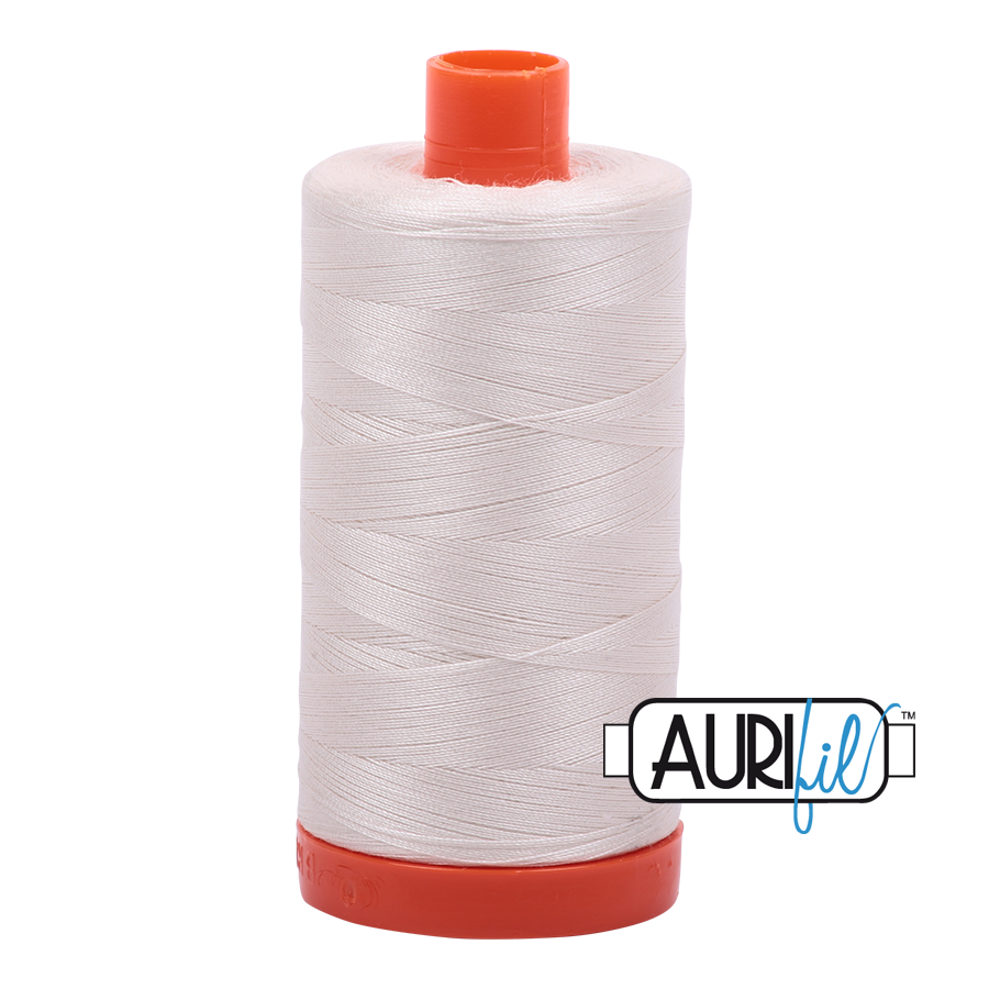 Muslin 2311 Aurifil 50wt Thread - 1300M Spool 100% Cotton 2ply Italian Thread