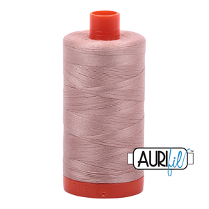 Light Antique Blush 2375 Aurifil 50wt Thread - 1300M Spool 100% Cotton 2ply Italian Thread