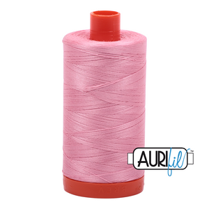 Bright Pink 2425 Aurifil 50wt Thread - 1300M Spool 100% Cotton 2ply Italian Thread