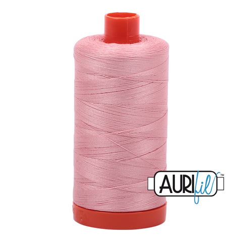 Light Peony 2437 Aurifil 50wt Thread - 1300M Spool 100% Cotton 2ply Italian Thread