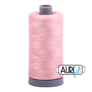 Light Peony 2437 Aurifil 28wt Thread - 750M Spool 100% Cotton 2ply Italian Thread