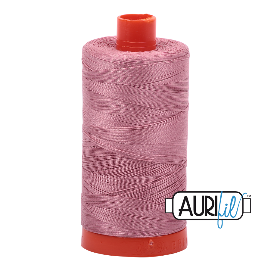 Victorian Rose 2445 Aurifil 50wt Thread - 1300M Spool 100% Cotton 2ply Italian Thread
