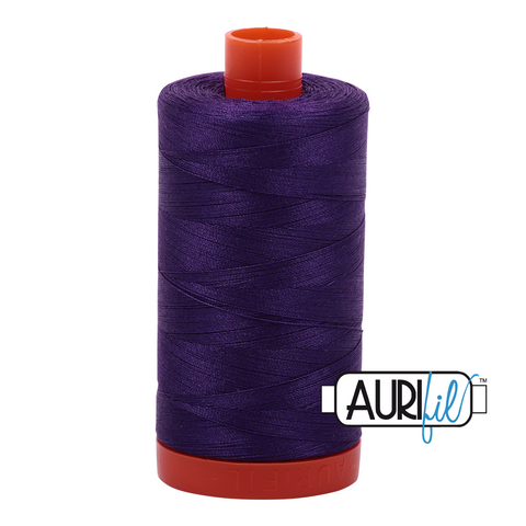 Medium Purple 2545 Aurifil 50wt Thread - 1300M Spool 100% Cotton 2ply Italian Thread