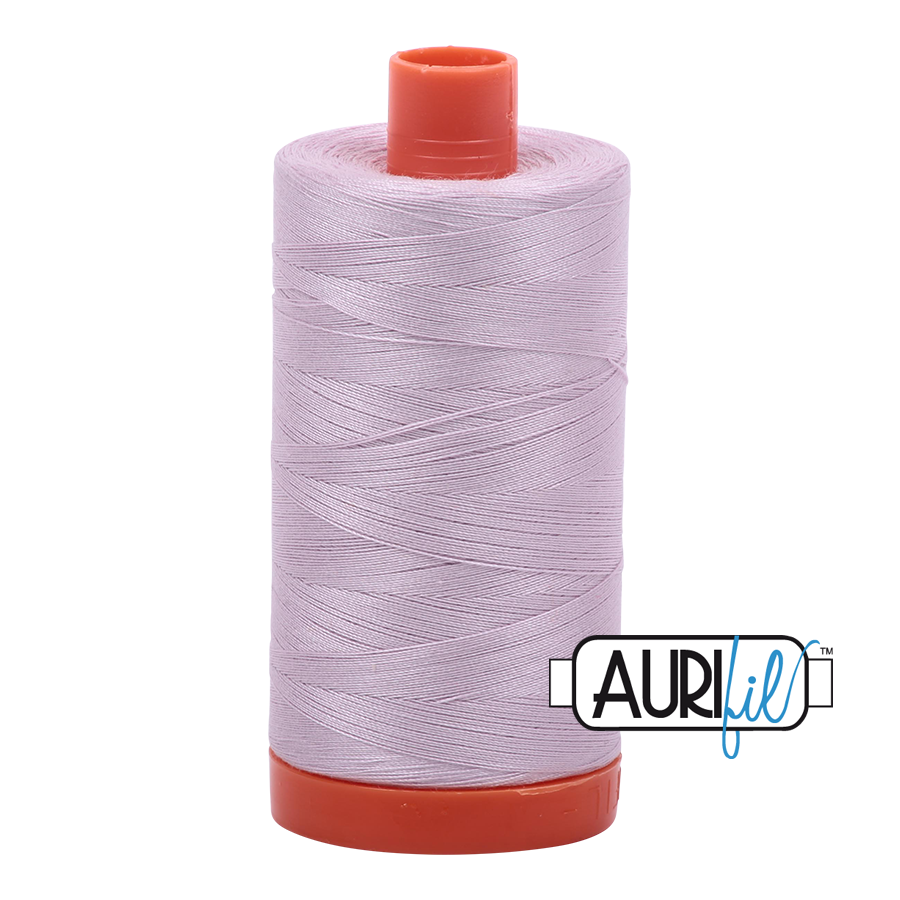 Pale Lilac 2564 Aurifil 50wt Thread - 1300M Spool 100% Cotton 2ply Italian Thread