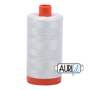 Mint Ice 2800 Aurifil 50wt Thread - 1300M Spool 100% Cotton 2ply Italian Thread