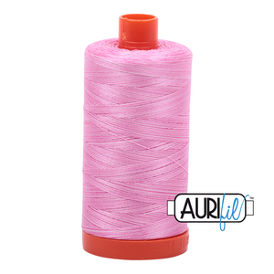 Bubblegum 3660 Variegated Aurifil 50wt Thread - 1300M Spool 100% Cotton 2ply Italian Thread