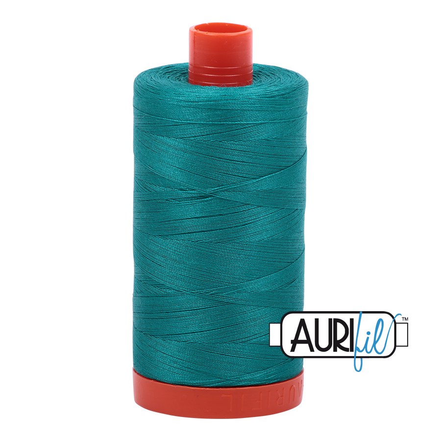 Jade 4093 Aurifil 50wt Thread - 1300M Spool 100% Cotton 2ply Italian Thread