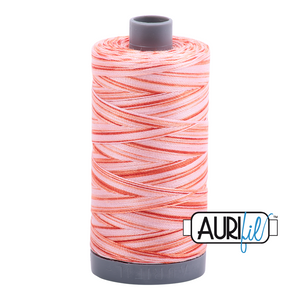 Mango Mist Variegated 4659 Aurifil 28wt Thread - 750M Spool 100% Cotton 2ply Italian Thread