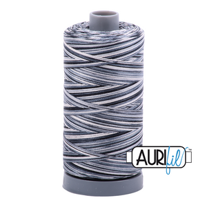 Graphite Variegated 4665 Aurifil 28wt Thread - 750M Spool 100% Cotton 2ply Italian Thread