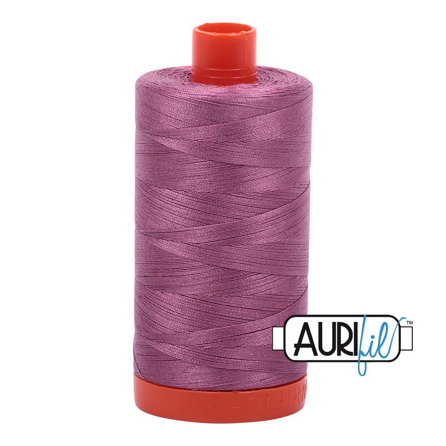 Wine 5003 Aurifil 50wt Thread - 1300M Spool 100% Cotton 2ply Italian Thread