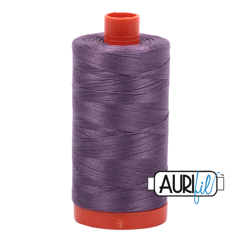 Plumtastic 6735 Aurifil 50wt Thread - 1300M Spool 100% Cotton 2ply Italian Thread
