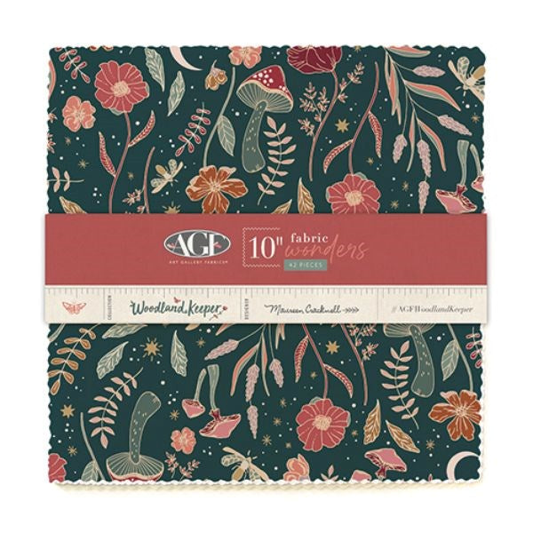 Woodland Keeper 10 inch Squares by Maureen Cracknell for AGF - 10WWKP