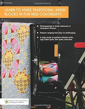 Amish-Inspired Quilts for Today's Home: 10 Brilliant Patchwork Quilts by Carl Hentsch